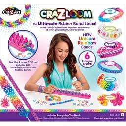 Набір для виготовлення браслетів Cra-Z-Art Ultimate Rubber Band Loom в асортименті (19128CRA) - мініатюра 4