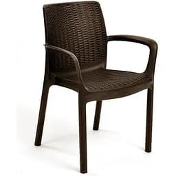 Стілець садовий пластиковий Keter Bali коричневий