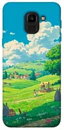 Чехол itsPrint Miyazaki landscape для Samsung J600F Galaxy J6 (2018)