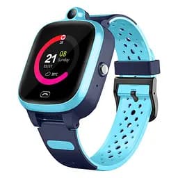 Розумний дитячий годинник телефон Lemfo A72 з GPS трекером, дзвінками від сім-карти, відеодзвінком та SOS кнопкою Синій