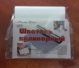 Шпатель різак для тіста, шкребок з нержавіючої сталі, дільник кулінарний тіста 10 см (малий), Master Class Сірий 83223 - мініатюра 4