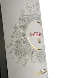 Вино Sartori Merlot Veneto IGT, червоне, сухе, 11,5%, 0,25 л - мініатюра 3