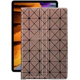Чохол StatusCASE з екошкіри для планшету Samsung Galaxy Tab S7 2020 (T875) Коричневий ромб