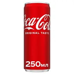Упаковка напою Coca-Cola безалкогольний сильногазований 3 л (0.25 л х 12 шт.) з/б - мініатюра 2