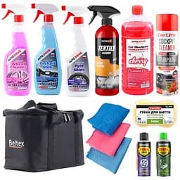 Набір CarLife по догляду за авто + органайзер Beltex (na_45)