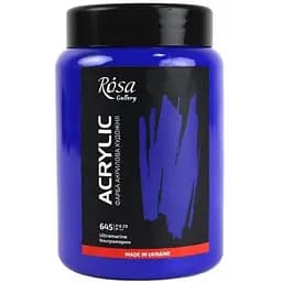 Краска акриловая Ультрамарин (645) 400 мл Rosa Gallery