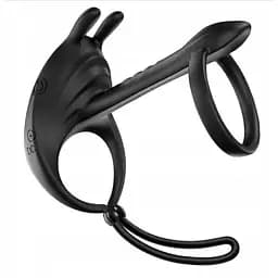 Эректильный вибратор с кольцом