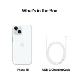 Смартфон iPhone 15 128GB Model A3090 Grade A Seller Refurbished Blue - мініатюра 8