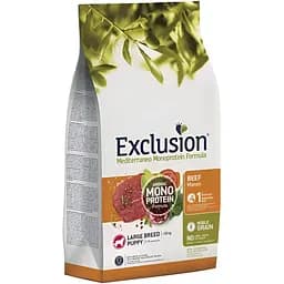 Сухий корм Exclusion Puppy Beef Large Breed для цуценят великих порід з яловичиною 12 кг