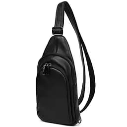 Мужской кожаный рюкзак слинг LIMARY 30х16.5х5 см sum0028215