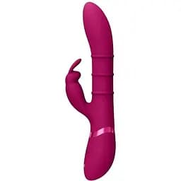 Вібратор-кролик Vive Sora для точок G U та клітора рожевий