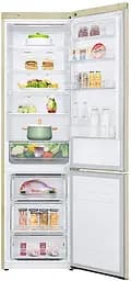 Холодильник LG GA-B509SEKM 203х68х60см 2 дв холодильне відділення 277 л морозильне відділення 107 л A++ NF Інв Диспл. зовнішні Бежевий (GA-B509SEKM) - мініатюра 8