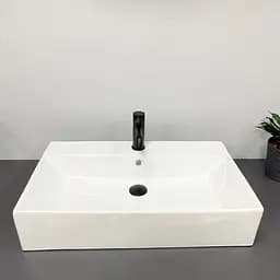 Умивальник VBI Padua 70 white накладний підвісний VBI-012203, Білий - мініатюра 4