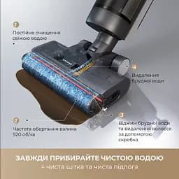 Бездротовий миючий пилосос Dreame G10 PRO - мініатюра 4