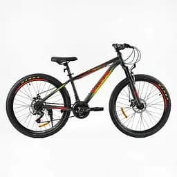 Велосипед спортивный Corso Skywalker SW-26333 26" стальная рама, SunRun 21 скорость