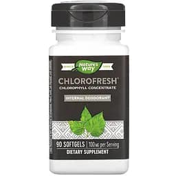 Хлорофіл концентрат Nature's Way Chlorophyll Concentrate 90 гелевих капсул