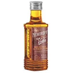 Настоянка Nemiroff Originals Українська медова з перцем, 40%, 0,1 л (887821) - мініатюра 2