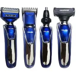 Універсальний триммер електробритва 4 в 1 Daling DL-9010 акумуляторний для стрижки волосся бороди