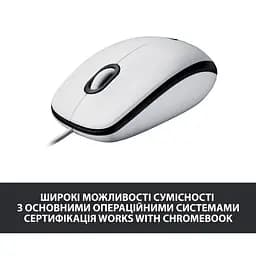 Мишка Logitech M100 WHITE 910-006764 - мініатюра 4