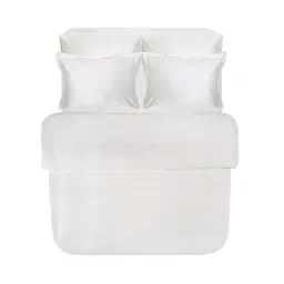 Постельное белье сатин 210ТС Lotus Home - Brista молочный семейный