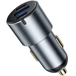 АЗП WIWU CC032 Nano Pro PD60W+QC3.0 1USB-A/2C Gray - мініатюра 3
