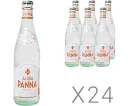 Acqua Panna, 0,5 л, Упаковка 24 шт., Аква Панна, Вода мінеральна негазована, скло