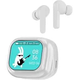 Наушники беспроводные Wisme WT-7 с сенсорным экраном White (17826)