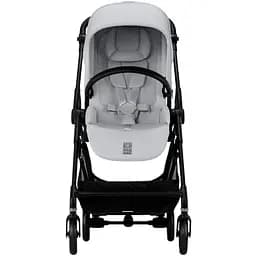 Коляска Cybex Melio Carbon Fog Grey з бампером (525000043) - мініатюра 2