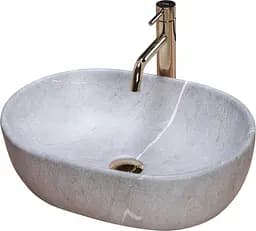 Умивальник Rea Lara 35x48,5 grey (REA-U9889)