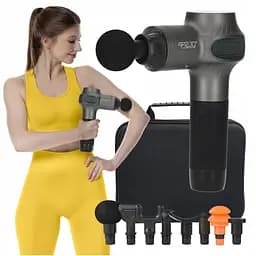 Ручной перкуссионный массажер 4FIZJO Massage Gun Active 30 Вт (массажный пистолет) 4FJ0592 (P-5907739319937)
