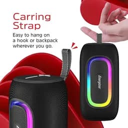 Акустична система 1.0 Energizer 16Вт Bluetooth 5.2/MicroSD/USB/AUX/FM,IPX65, чорна (BTS163) - мініатюра 10