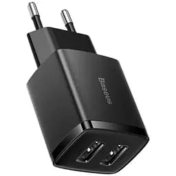Сетевое зарядное устройство Baseus Compact Charger 2U 10.5W Black (CCXJ010201) [74461]