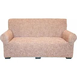 Чохол на диван Love You тримісний бежевий (81131)