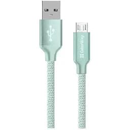 Дата кабель USB 2.0 AM to Micro 5P 2.0m mint ColorWay (CW-CBUM009-MT)