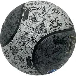 Мяч баскетбольный Newt Fox ball №7 NE-BAS-1027 черно-серый