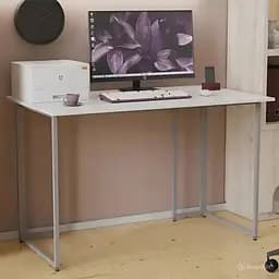 Компьютерный стол Ferrum-decor Ханна 75x140x70 серый ДСП Белый 16мм (FRD-101441)