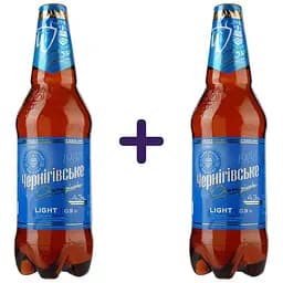 Пиво Чернігівське Light светлое 4.3% 0.9 л х 2 шт.