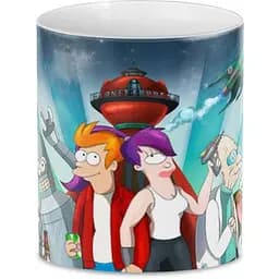 Кухоль GeekLand Футурама Futurama 02.28 постер.164 330 мл білий