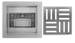 Трап для душу Rea Cross 15x15 nickiel brushed REA-G6201 - мініатюра 3