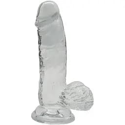 Прозорий фалоімітатор Alive Jelly Dildo Rider