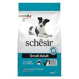 Сухий корм Schesir Dog Small Adult Fish 2 кг Cухий монопротеїновий для собак малих порід з рибою