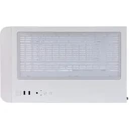 Корпус 1stPlayer UV6, White, без БЖ, Mini Tower, Micro ATX / Mini ITX, 2xUSB 3.0, макс. CPU - 157 мм / VGA - 400 мм, 3x120 мм ARGB, бічна та передня панель із загартованого скла (UV6-WH-2FC7R-W-1FC7-W) - мініатюра 5
