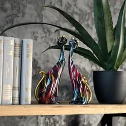 Декоративна статуетка MBM My Home Кішка (DH-ST-21 M COLOR) - мініатюра 7