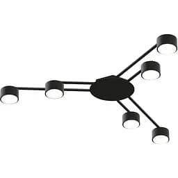 Світильник Videx під лампу 6xGX53 накладний чорний (VL-SPF21B-B)