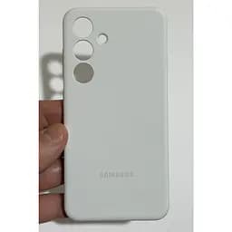 Оригінальний силіконовий чохол Samsung Silicone Case для Samsung Galaxy S24 (6.2") White EF-PS921TWEGWW - мініатюра 6