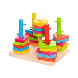 Пирамидка-ключ деревянная 14,5×14,5×10,5 см