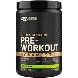 Передтренувальний комплекс Optimum Nutrition Gold Standard Pre-Workout Advanced Sour Gummy 420 г