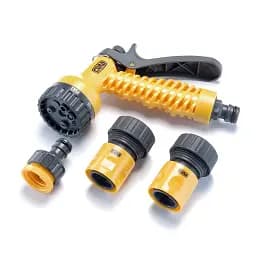 Набор для полива Premium Pro пистолет-распылитель 7 режимов/коннектора 3/4" адаптер 1/2"+3/4" 30412