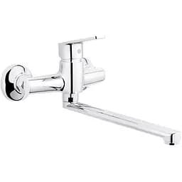 Змішувач кухонний настінний Kroner KRP Brocken - С040 CV023597 Хром