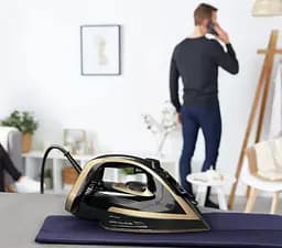 Tefal Праска Puregliss, 3000Вт, 270мл, паровий удар -280гр, постійна пара - 50гр, керам. підошва, чорно-мідний - мініатюра 6